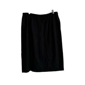 Pendleton Vintage Women’s Black Wool Skirt, Size 16, Pre-owned